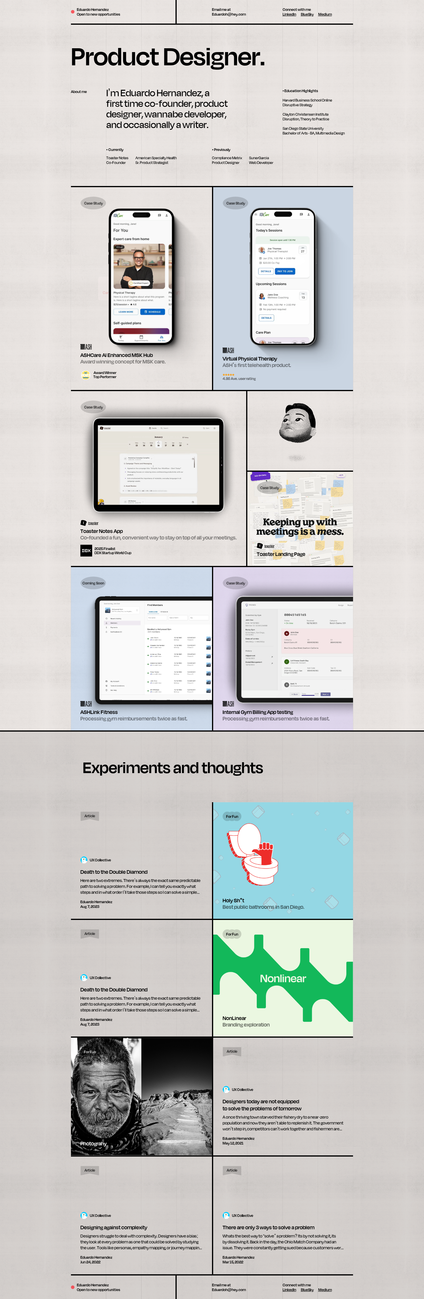 Eduardo Hernandez | Product Designer