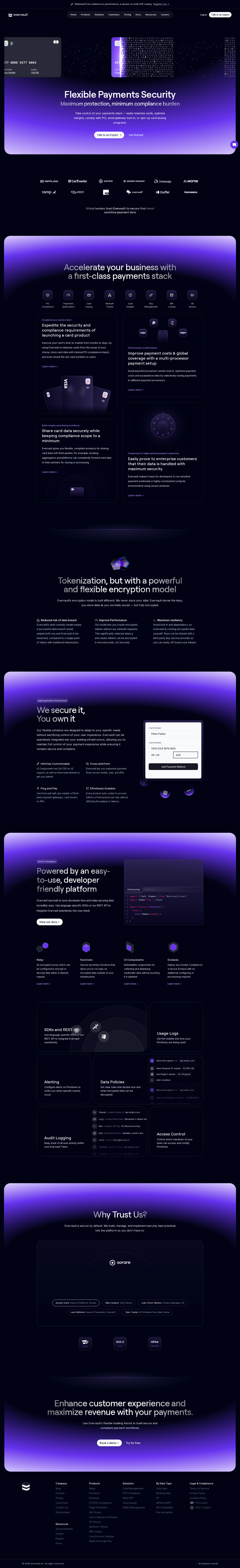 Evervault — Flexible Payments Security