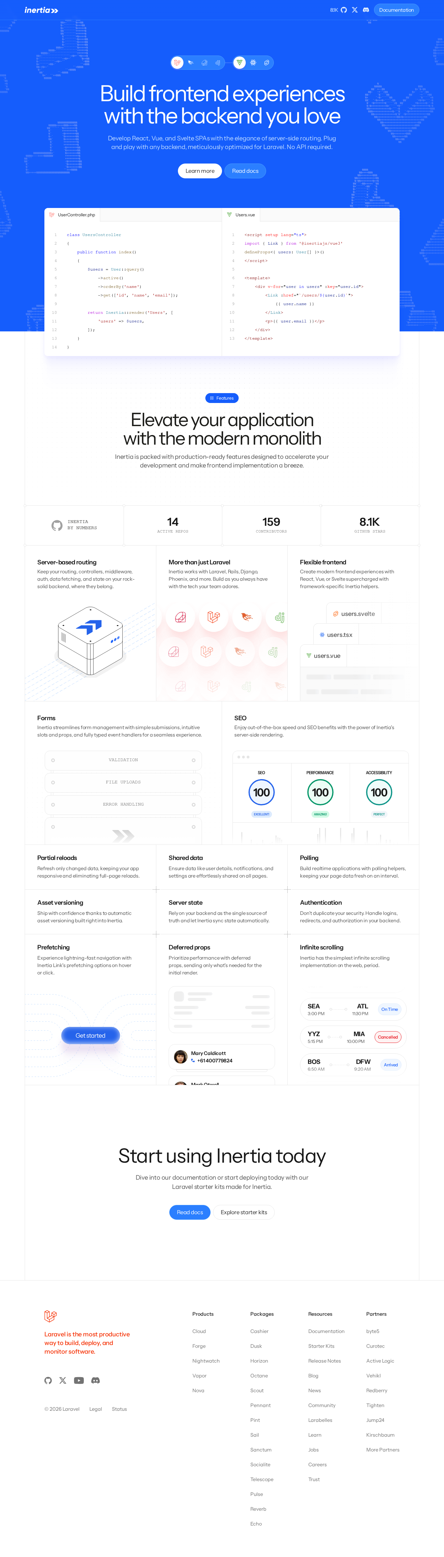 Inertia.js - The Modern Monolith