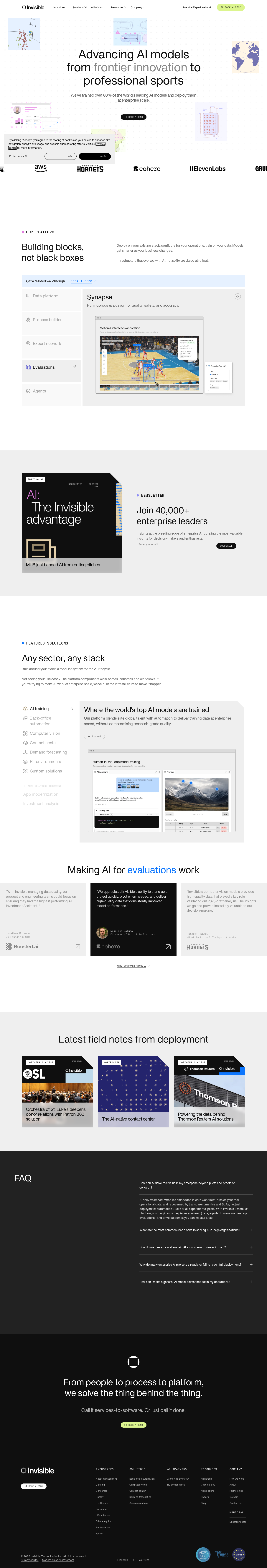 AI Software for Labs and Enterprise | Invisible Technologies