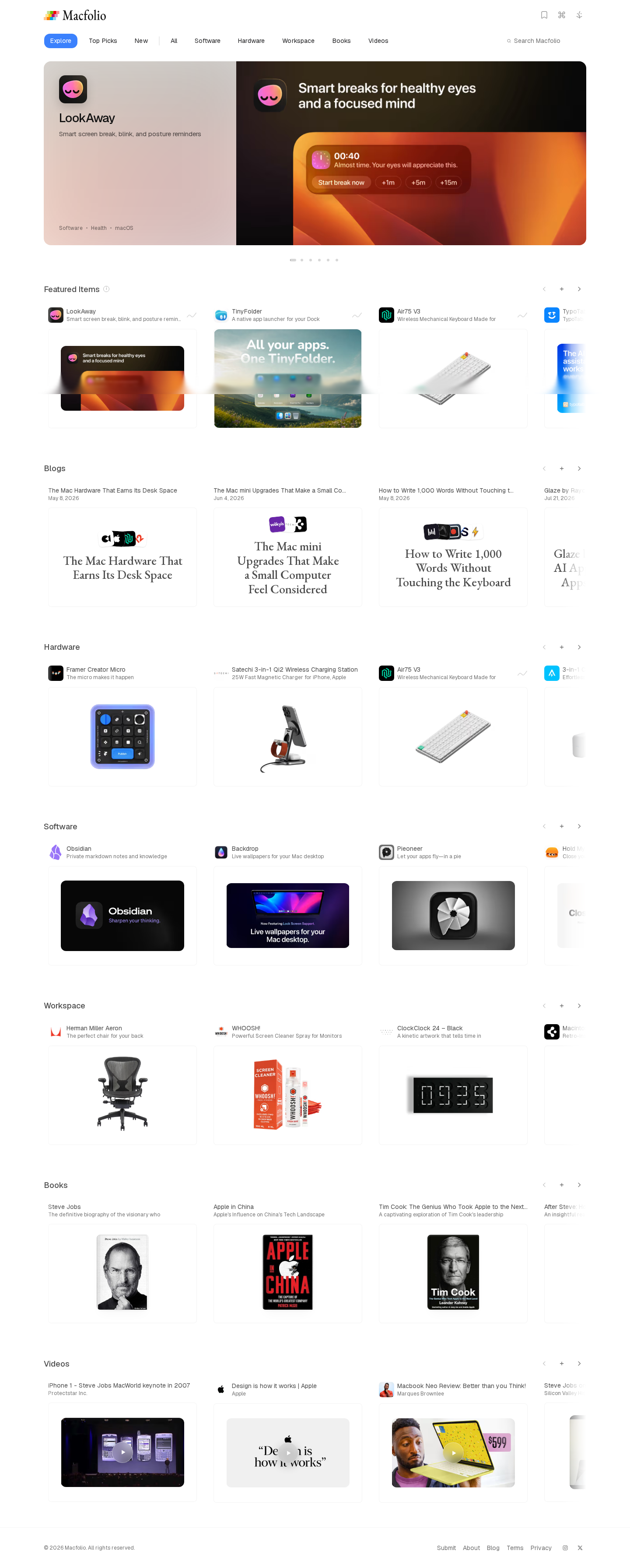 Macfolio — Curated Mac Discoveries