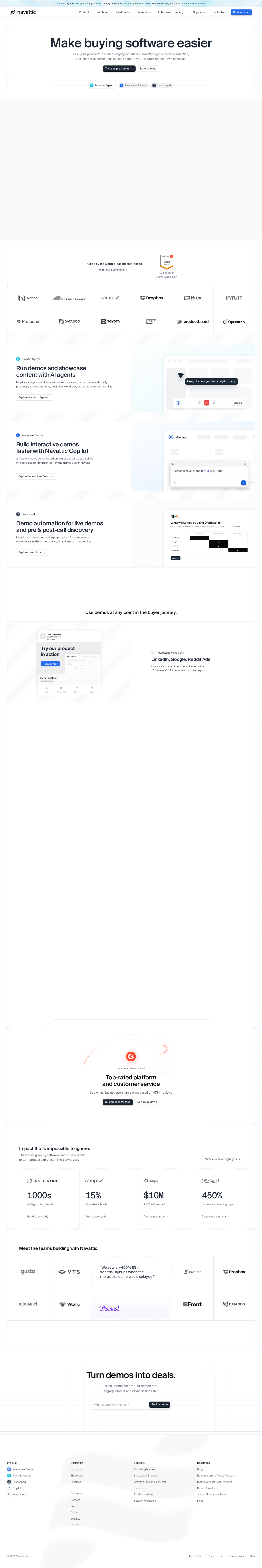 Navattic: Interactive Product Demo Software