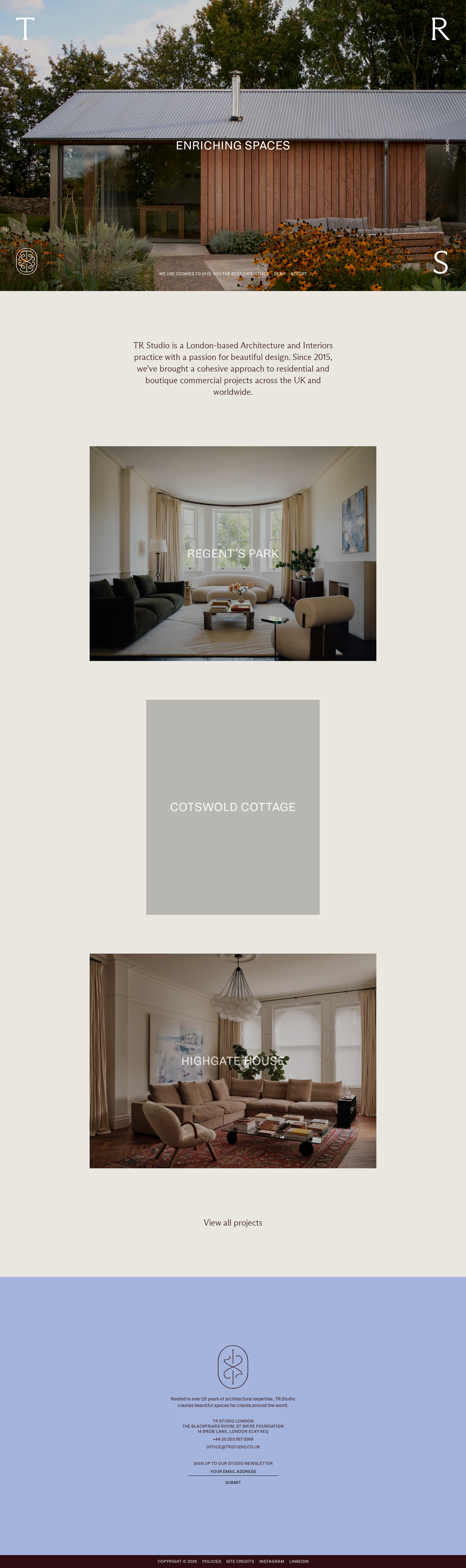 Home • TR Studio