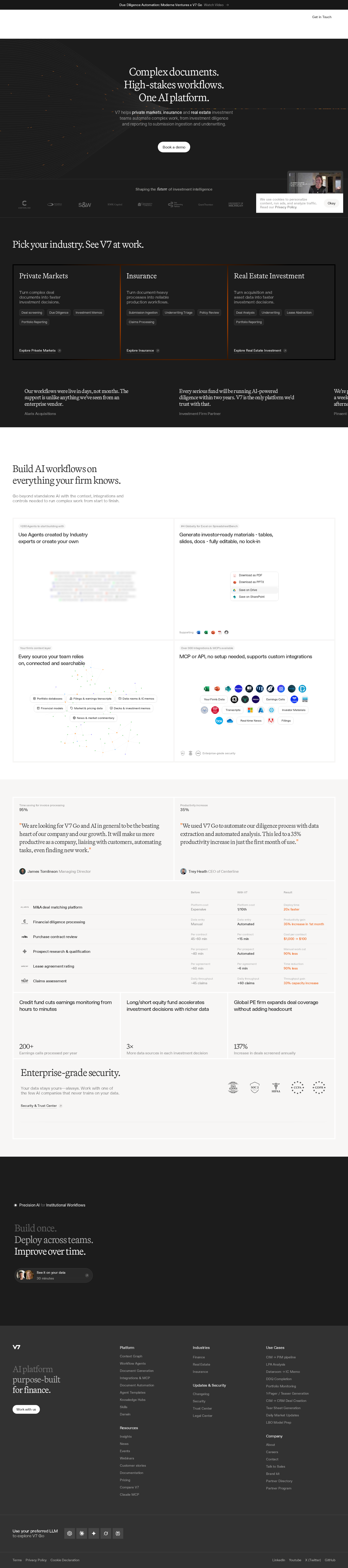 V7 Go | AI for Private Equity & Finance